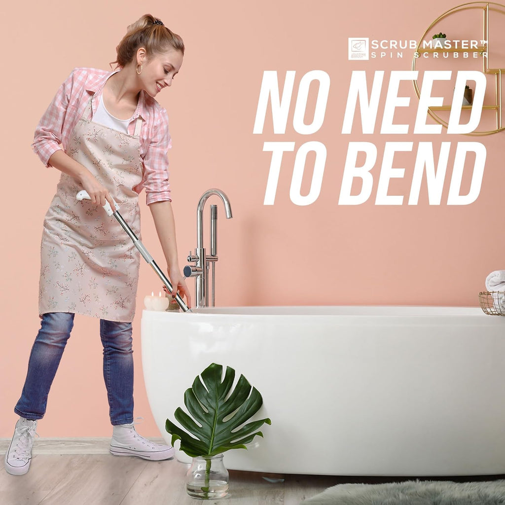 Revolutionize Your Cleaning Routine with the Scrub Master Electric Spin Scrubber - Cordless, Rechargeable, and Equipped with 8 Versatile Brush Heads for Effortless Cleaning in Kitchen, Bathroom, Tiles, Windows, and Cars